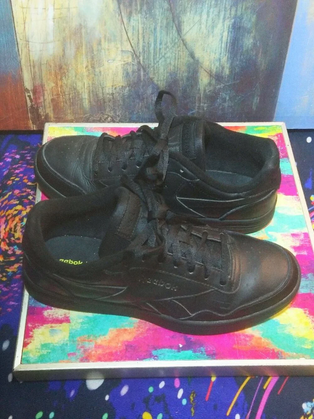 Size 8 - Reebok Royal Black - BS9090